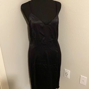 Dolce & Gabbana Black Silk Slip Dress